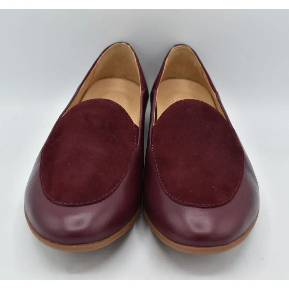 Dansko Womens Size EU‎ 41 US 10.5-11 Lace Wine Leather Slip On Loafers Shoes